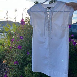 J.Crew White Cotton Dress